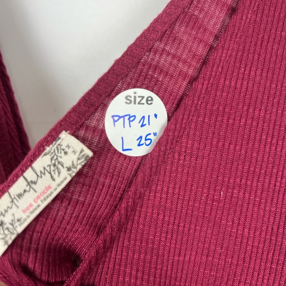 Sold- Intimately Free People • Raspberry Tank Top • Size M - Picture 4 of 4
